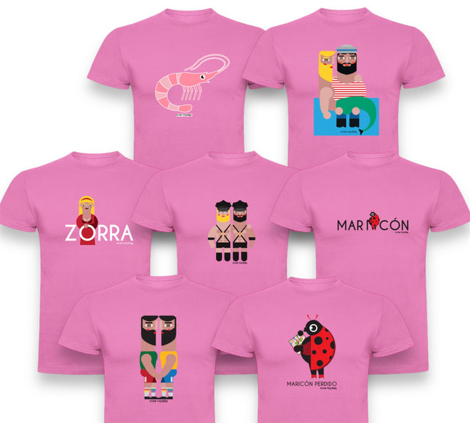 CAMISETAS ROSAS