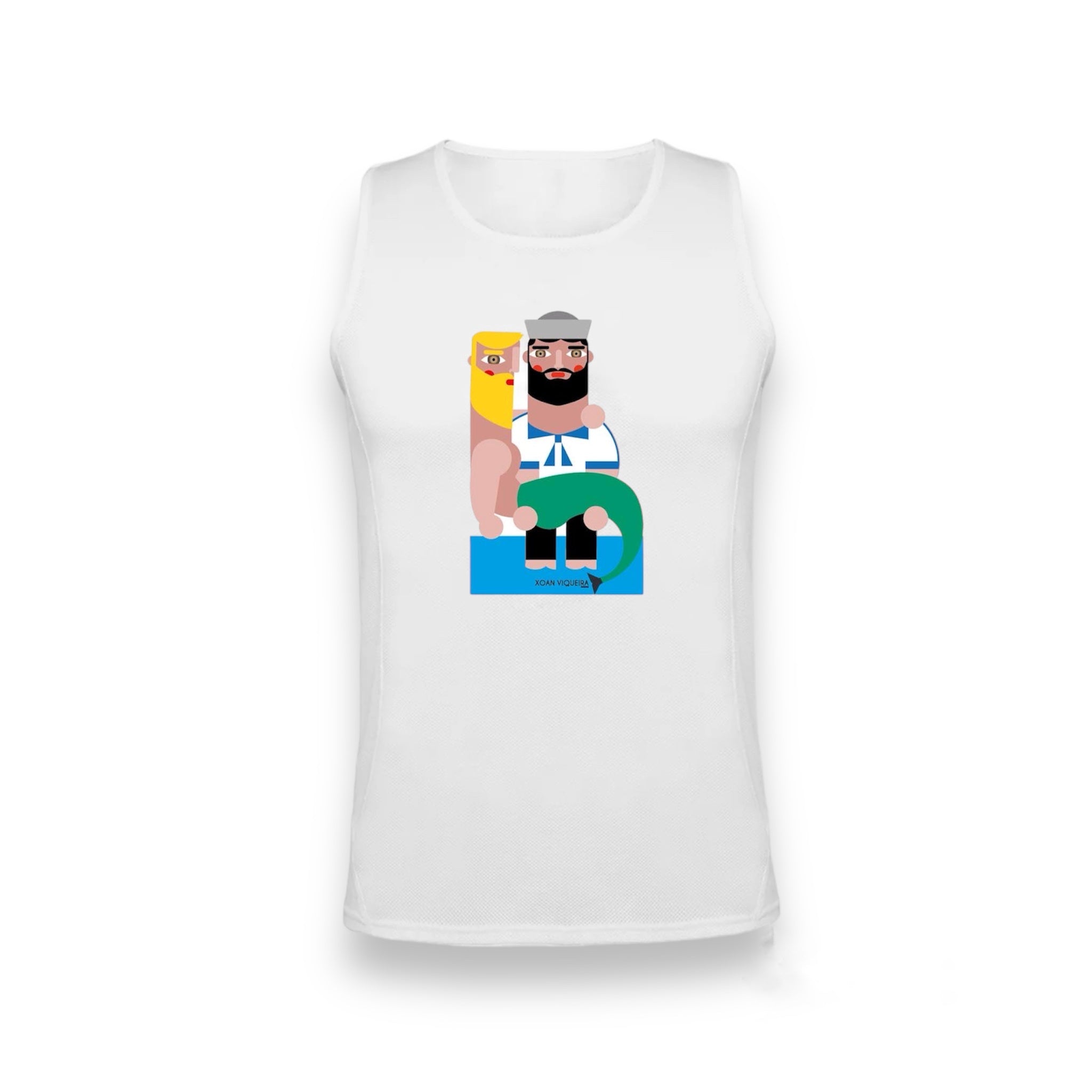 CAMISETA TIRANTES SIRENO Y MARINERO