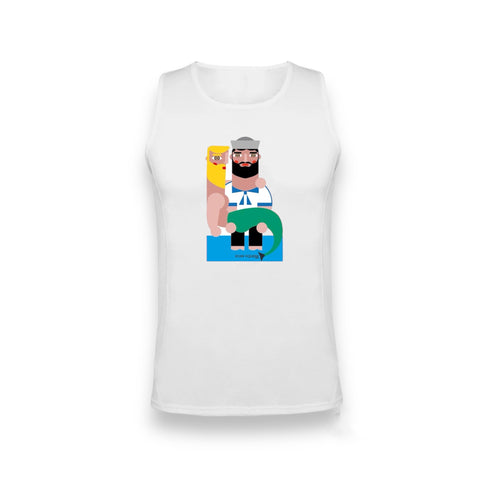 CAMISETA TIRANTES SIRENO Y MARINERO