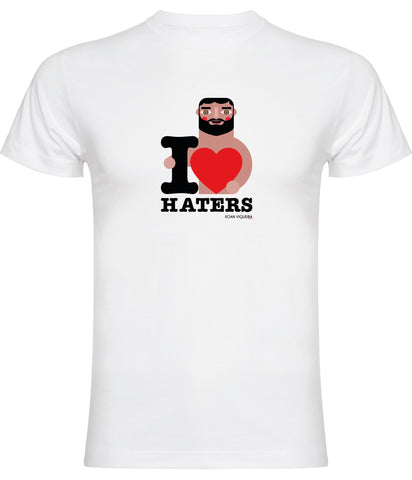 CAMISETA UNISEX I LOVE HATERS