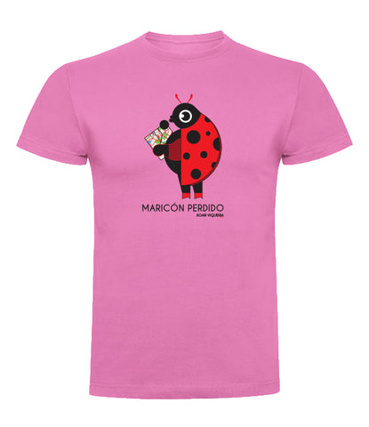 CAMISETA MARICÓN PERDIDO ROSA