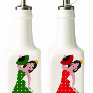 Aceitera y vinagrera Flamencas