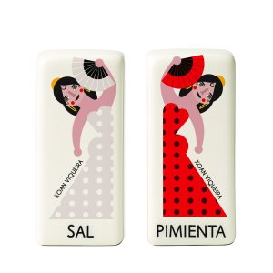 Salero y pimentero Flamencas