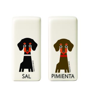 Salero y pimentero teckel