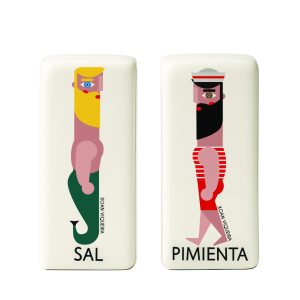 Salero y pimentero sireno y marinero